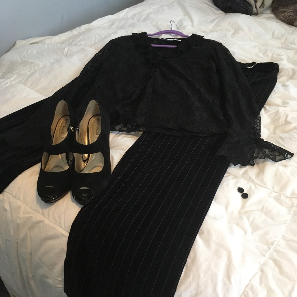 Lane Bryant Venezia Velvet Trousers